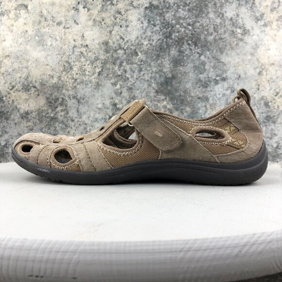 Earth Origins Women's Size 9M Camby Brown Leather Suede Low Casual Sporty Shoes - Picture 6 of 16